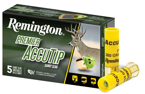 Remington 20 Gauge Premier AccuTip Hunting Sabot Slug Slug 3/5 oz 2.75 in 5/Box
