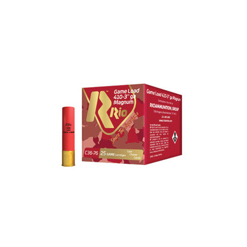 Rio Ammunition .410 Bore Game Load Heavy Field #7.5 11/16 oz 3 in 25/Box