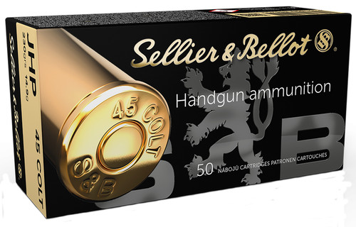 Sellier and Bellot .45 Long Colt Handgun Jacketed Hollow Point 230 Grain 50/Box
