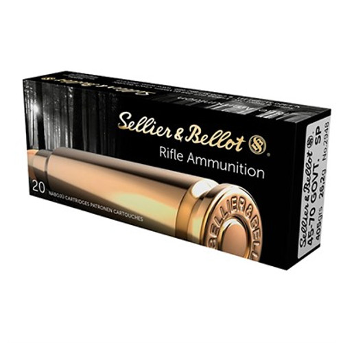 Sellier and Bellot .45-70 Government Rifle Soft Point 405 Grain 20/Box