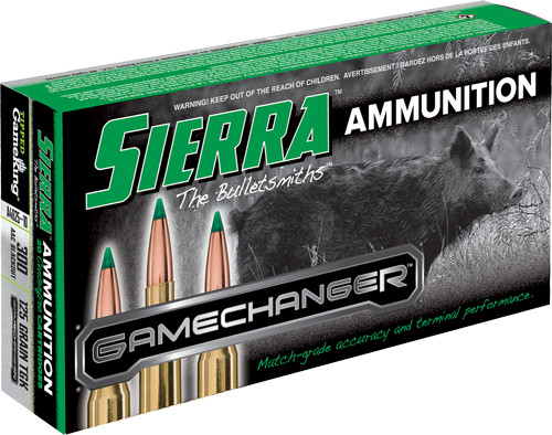 Sierra .300 AAC Blackout GameChanger Sierra Tipped GameKing 125 Grain 20/Box Sierra .300 AAC Blackout GameChanger Sierra Tipped GameKing 125 Grain 20/Box