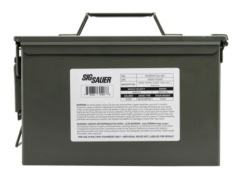 Sig Sauer .277 Sig Fury Can Full Metal Jacket 113 Grain 460/Box