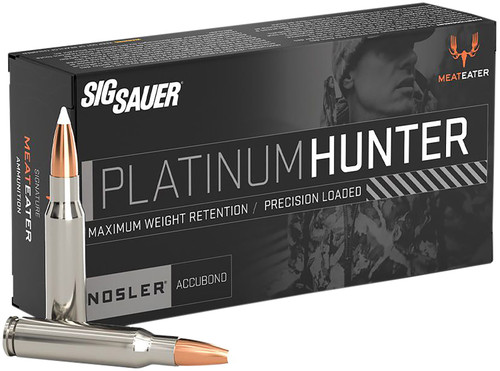 Sig Sauer .300 Winchester Mag Platinum Hunter Nosler AccuBond Bonded Polymer Tip 180 Grain 20/Box