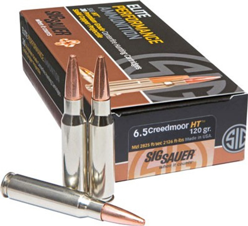 Sig Sauer 6.5mm Creedmoor Elite Performance Marksman Open Tip Match 140 Grain 20/Box