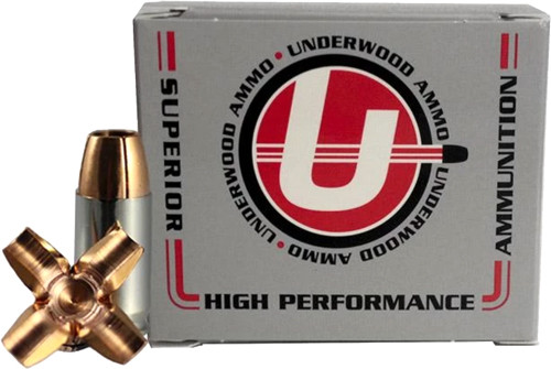 Underwood Ammo .40 S&W Maximum Expansion COPPER SOLID Monolithic 140 Grain 20/Box
