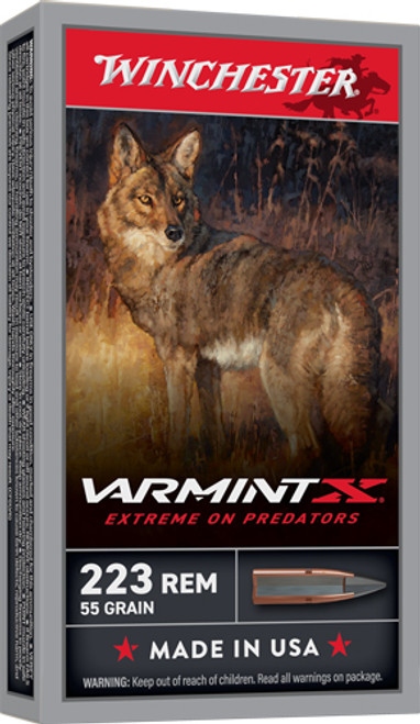 Winchester .223 Remington Varmint X Extreme Point 55 Grain 20/Box