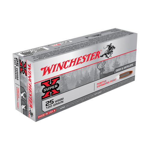 Winchester .25 WSSM Super-X Positive Expanding Point 120 Grain 20/Box
