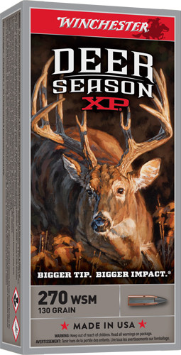 Winchester .270 WSM Deer Season XP Extreme Point 130 Grain 20/Box