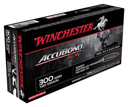 Winchester .300 WSM Expedition Big Game AccuBond CT Polymer Tip 180 Grain 20/Box