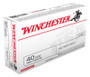 Winchester .40 S&W USA Full Metal Jacket 180 Grain 50/Box