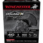 Winchester .410 Bore Double X High Velocity Turkey Load Diamond Grade Turkey #7.5 3/4 oz 3 in 10/Box