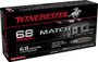Winchester 6.8 Western Match Sierra MatchKing Boat Tail Hollow Point 170 Grain 20/Box
