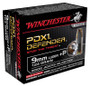Winchester 9mm Luger / Parabellum PDX1 Defender +P Bonded Jacket Hollow Point 124 Grain 20/Box