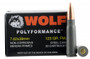 Wolf 7.62x39mm Polyformance Full Metal Jacket 122 Grain 20/Box