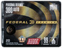 Federal .380 ACP/Auto Premium Personal Defense Hydra-Shok Deep Hollow Point 99 Grain 20/Box