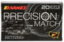 Barnes .338 Lapua Magnum Precision Match Open Tip Match Boat Tail 300 Grain 20/Box