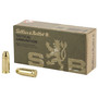 Sellier and Bellot 9mm Luger / Parabellum Subsonic Full Metal Jacket 140 Grain 50/Box [Item 1187]
