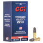 CCI .22 Long Rifle Standard Velocity Lead Round Nose 40 Grain 500/Box