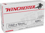 Winchester WM80 M80 M80 Full Metal Jacket Lead Core 149 Grain .308 Win / 7.62x51mm 2790 fps