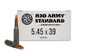 Red Army Standard 5.45x39mm  Full Metal Jacket 60 Grain 20/Box