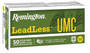 Remington 9mm Luger / Parabellum UMC Leadless Lead Free Jacketed 100 Grain 50/Box
