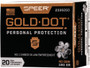 Speer .40 S&W Gold Dot Personal Protection Jacketed Hollow Point 180 Grain 20/Box
