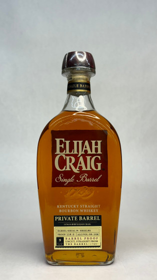 Elijah Craig Luna Private Single Barrel