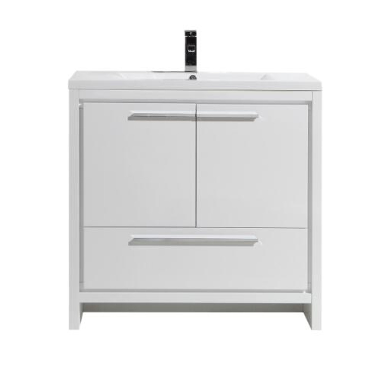 Mod 36 High Gloss White Modern Bathroom Vanity With White Acrylic Counter Top Bathroom Vanity Wholesale Mod 36 High Gloss White Modern Bathroom Vanity With White Acrylic Counter Top Bathroom Vanity Wholesale