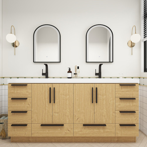 Carla 72" Freestanding Bathroom Vanity with Double Sink