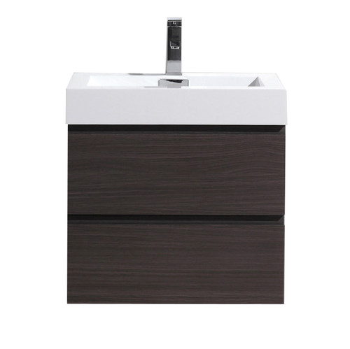 MOF 24" Floating Modern Bathroom Vanity with Reinforced Acrylic Sink