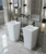 E-P06 White Pedestal Sink