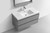 MOB 42" Wall Mounted Modern Bathroom Vanity with Reinforced Acrylic Sink