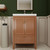NCS 24" Louvered Freestanding Bathroom Vanity with Acrylic Sink