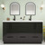 Carla 60" Freestanding Bathroom Vanity with Double Sink