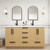 Carla 60" Freestanding Bathroom Vanity with Double Sink