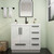 Carla 36" Freestanding Bathroom Vanity with Right Side Drawers