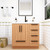 Carla 36" Freestanding Bathroom Vanity with Right Side Drawers