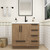 Carla 36" Freestanding Bathroom Vanity with Right Side Drawers