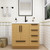 Carla 36" Freestanding Bathroom Vanity with Right Side Drawers