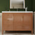 NCS 48" Louvered Freestanding Bathroom Vanity with Acrylic Sink