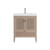 NCS 30" Louvered Freestanding Bathroom Vanity with Acrylic Sink