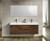 MOF 60" Floating Modern Bathroom Vanity with Reinforced Acrylic Sink - Double Sink