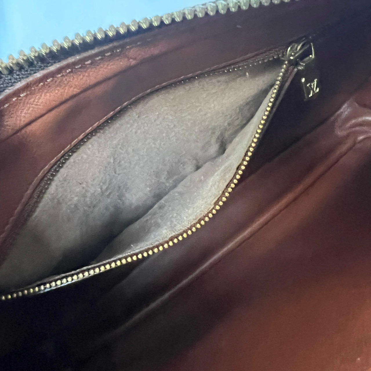 Comparing Vintage Louis Vuitton Marly Dragonne Clutch GM vs. PM