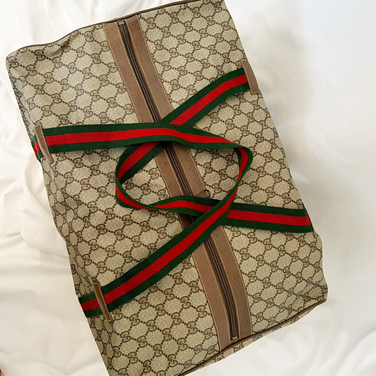 Gucci Leather Carry-On Luggage | Mercari