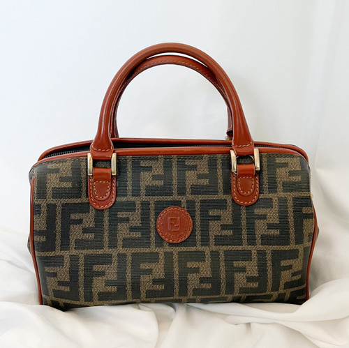 Vintage Fendi Zucca Boston Bag