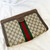 Vintage Gucci Parfums Monogram Clutch-Tan