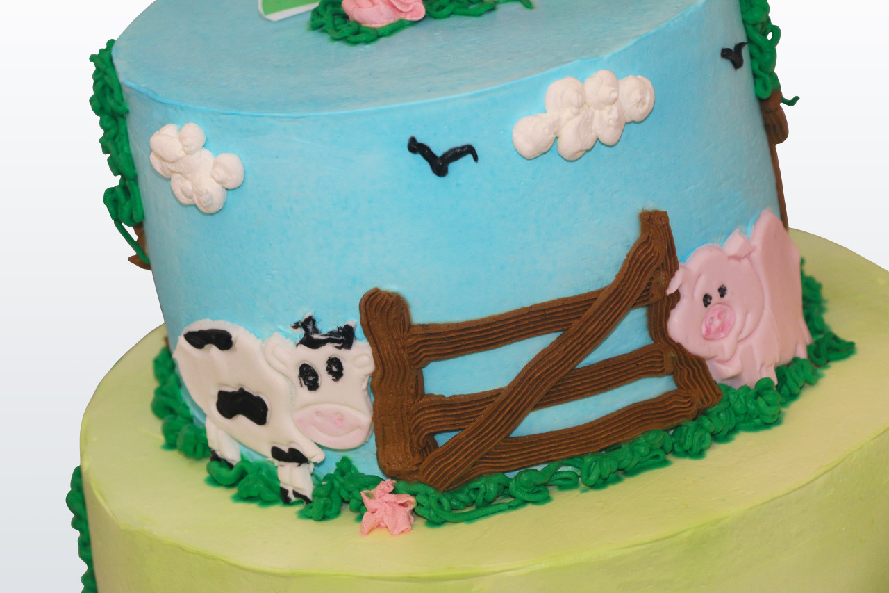 Edible Farm Animals Horse Sheep Cow Pig Birthday Age Name Handmade Cake  Toppers | eBay