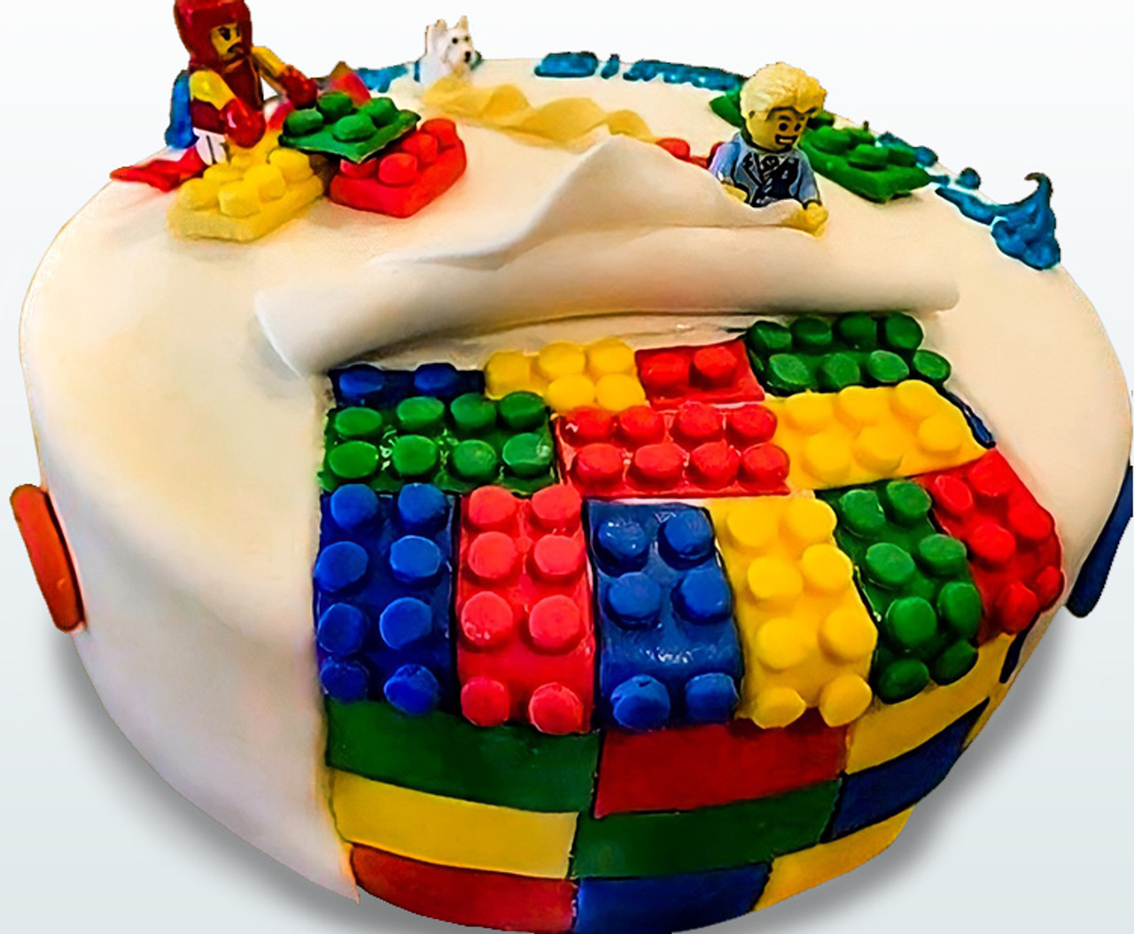 Lego birthday cake by Louise Szwarc | Lego birthday cake, Easy lego cake,  Lego themed cake