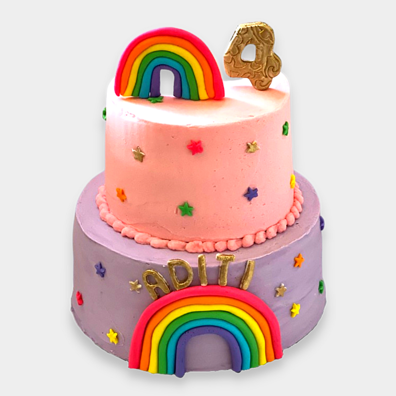 Rainbow Unicorn Cake - Made In A Pinch