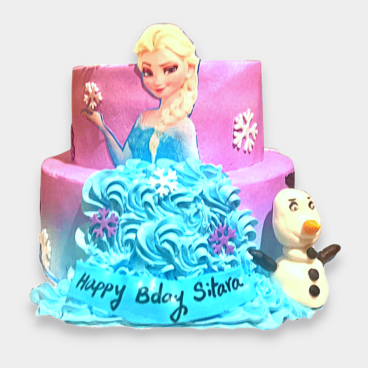 A grand 3 tier Elsa Frozen themed... - Baking Journal Cakes | Facebook